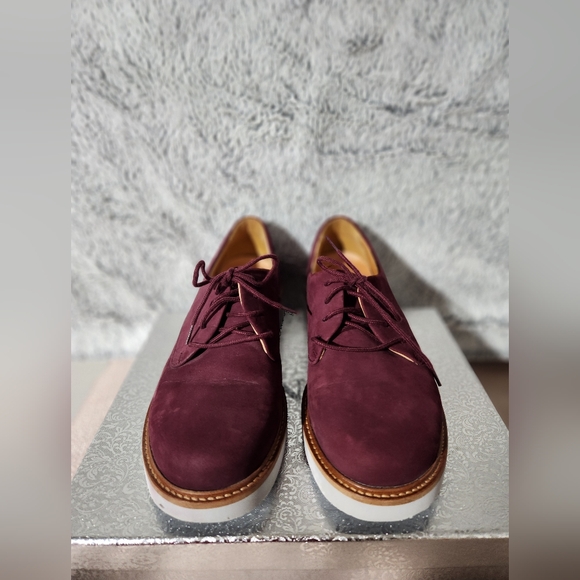 Samuel Hubbard Free Oxford Women's Shoes Size 8.5 Color Burgundy - Picture 7 of 11